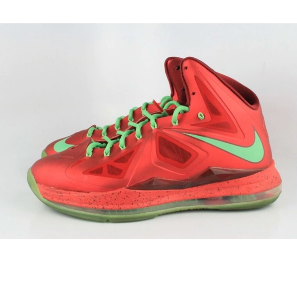 2012 NIKE LEBRON 10 CHRISTMAS 9 (USED) - Picture 3 of 6